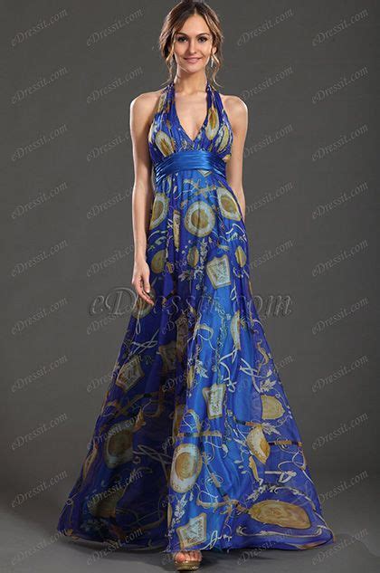 edressit new printed sexy halter v neckline evening dress 00099605 edressit fashion dresses