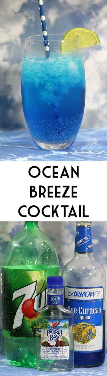 Ocean Breeze Cocktail Recipe Alcoholic Drinks Alcohol Recipes Summer Drinks