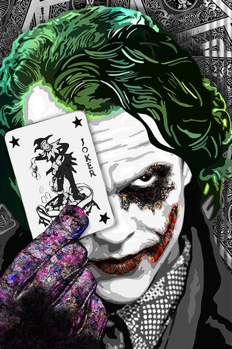 The Joker Painting Award Winning Artist Kristel Bechara