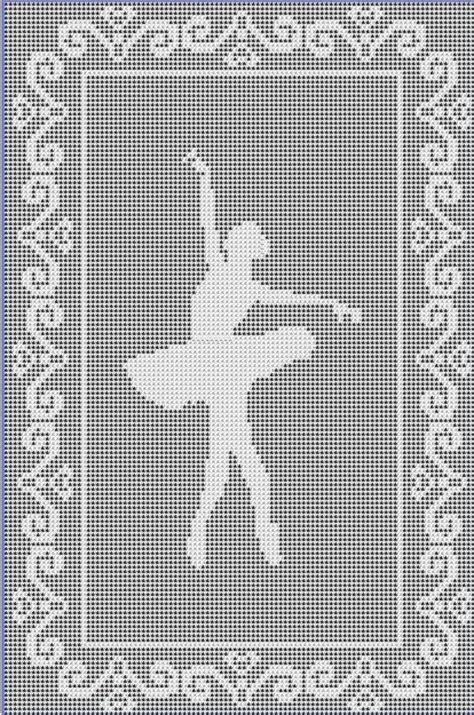 digital pdf filet crochet pattern ballet dancer by crochetmystyle filet crochet filet crochet