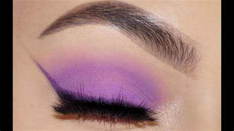 Easy Purple Eye Makeup Tutorial Youtube