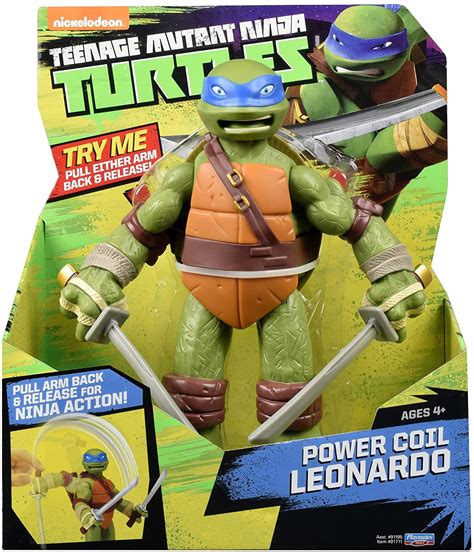 Teenage Mutant Ninja Turtles 11 Power Coil Leonardo Figure Toys 4 You