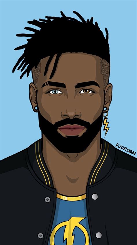 Male Black Man Cartoon Drawing