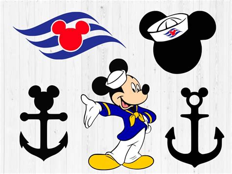 Disney cruise svg disney cruise logo svg mickey mouse sailor | Etsy