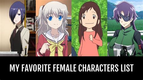 My Least Favorite Female Characters From My Top 5 Favorite Anime Which One Is Your Favorite Zohal