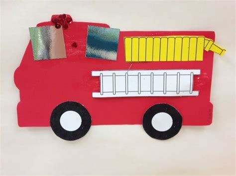 Fire Truck Collage Dot Paint A Dalmation With Q Tips Fire Truck Easel P