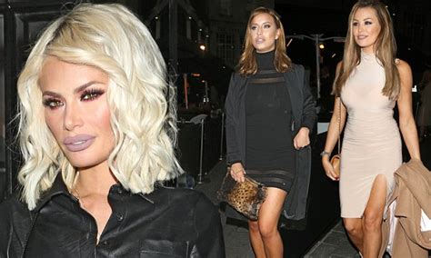 Chloe Sims Wears A Jumpsuit On Birthday Night Out With Ferne Mccann And