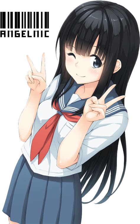 Download Student Anime Png Yandere Senpais Sister Full Size Png