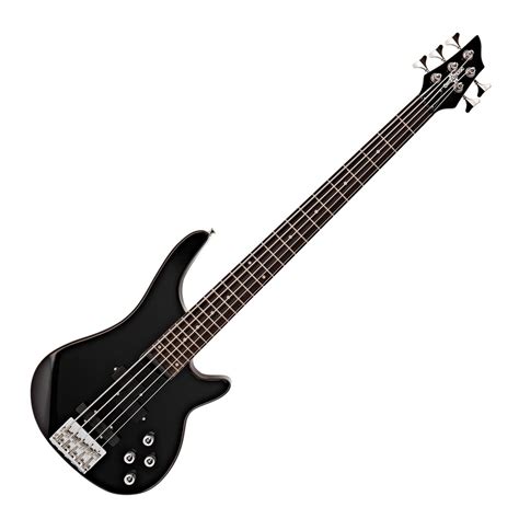 Chicago 5 String Bass Guitar By Gear4music Black At Gear4music