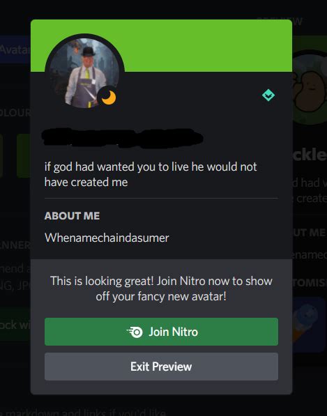Please Help Me I Cannot Change My Profile Picture Without Nitro I
