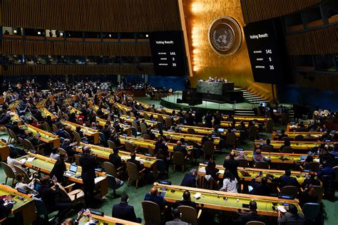 Un General Assembly Votes To Condemn Russias Invasion Of Ukraine