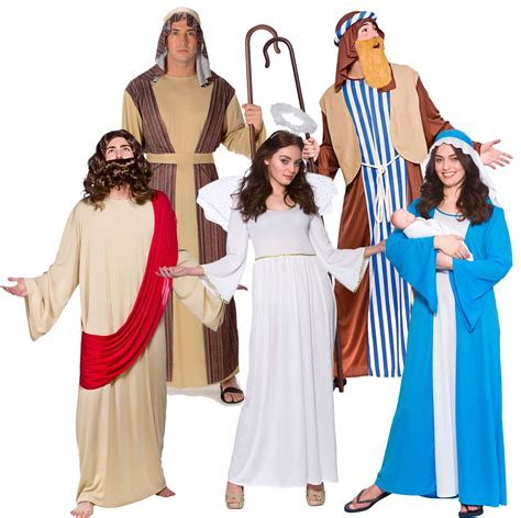 Adults Nativity Play Outfit Fancy Dress Christmas Party Festive Costume New Men S Fancy Dress