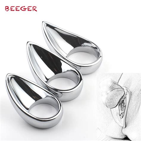 Beeger Taint Licker Cock Ring Unique Shape For Extra Stimulationmetal