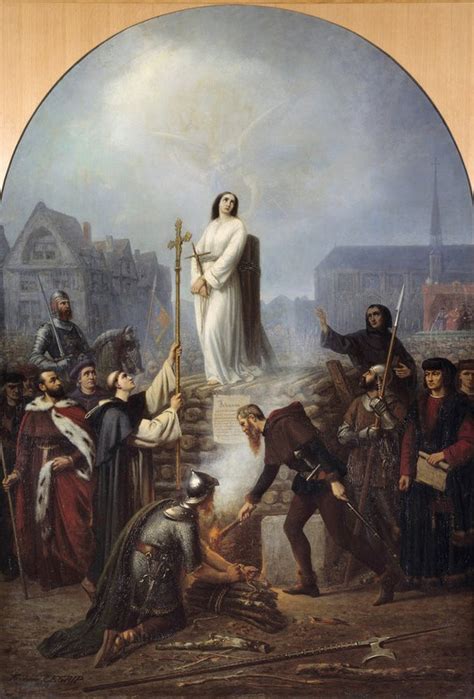 The Martyrdom Of Joan Of Arc At The Stake Posters And Prints By Frederic