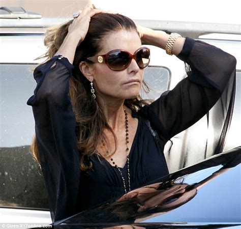 Maria Shriver Takes Son For Lunch In Los Angeles While Arnold