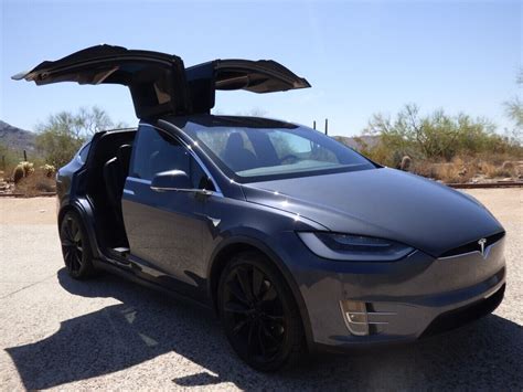 2020 Tesla Model X Long Range Plus Awd 4dr Suv 36344 Miles Gray Suv