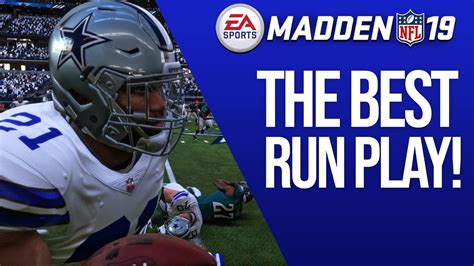 The Best Run Play In Madden 19 Run All Over The Defense Youtube