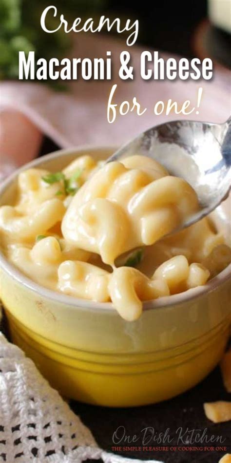 Macaroni And Cheese Recipe For One Single Serve Mac And Cheese Recipe