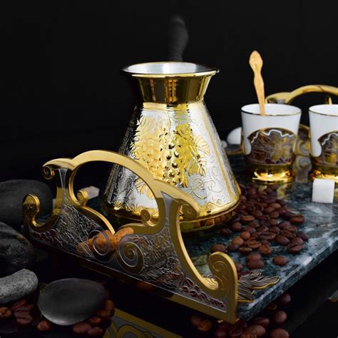 Turkish Coffee Set For Two Free Worldwide Shipping Handmade