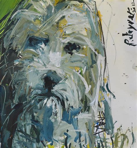 Fine Art Dog Print Painting By Robert Joyner