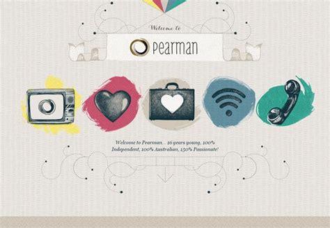 Pearman Washed Out Pastel Web Inspiration Web Icons Inspiring