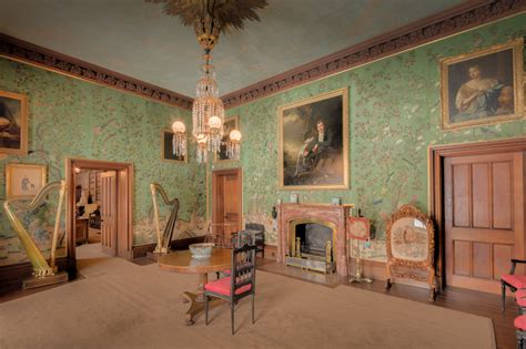 The Drawing Room Inside Abbotsford House Melrose Scotland 8687x5791