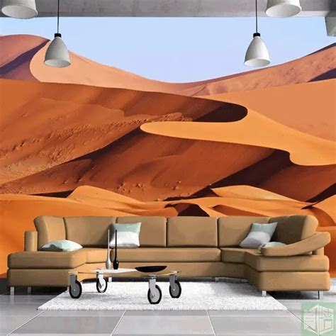 Custom 3d Mural Desert Photography Wallpaper Natural Scenery Wallpaper