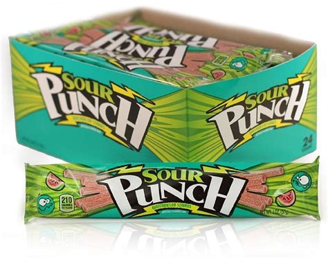 Sour Punch Watermelon Straws 57g