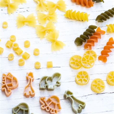 Experiment With Fun Pasta Shapes To Mix Up Meals And For Sensory Play