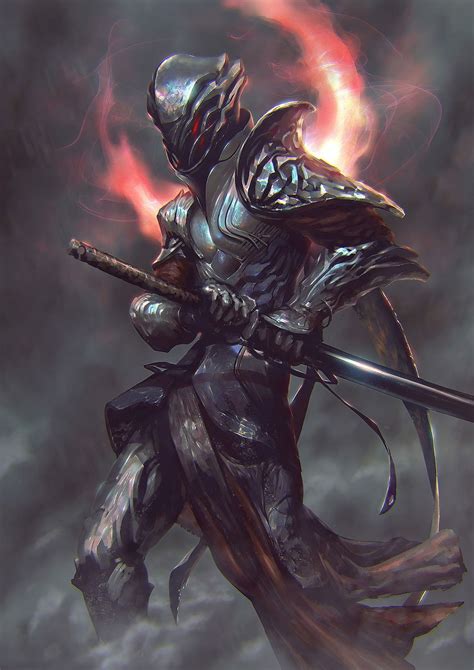 Dark Souls Swordsman Illustration Warrior Hd Wallpaper Wallpaper Flare