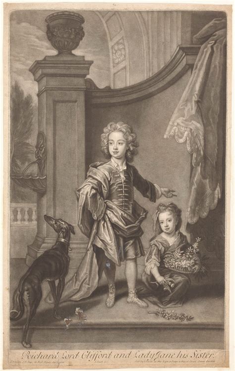 Lady Jane Boyle And Richard Boyle Third Earl Of Burlington As Children