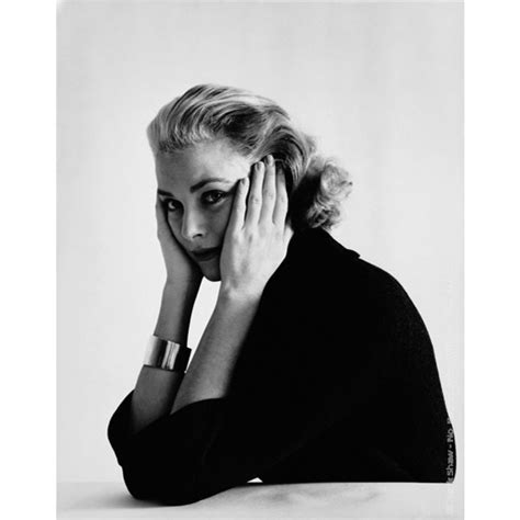 Mark Shaw Photography Grace Kelly Head Resting In Hands