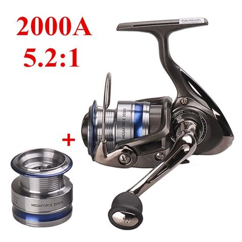 Original DAIWA MEGAFORCE Spinning Fishing Reel 2000 2500 3000 4000A Two