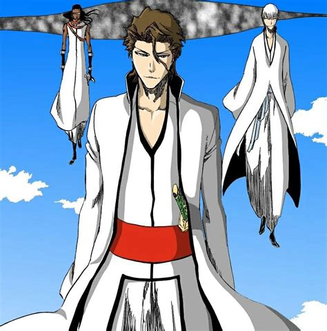 Aizen Sosuke Kaname Tosen And Gin Ichimaru Bleach Bleach Anime Bleach Art Bleach