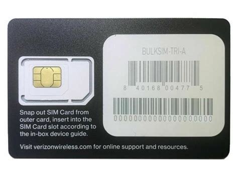 Verizon devices come with their sim card. Verizon Wireless 3-in-1 Postpaid/Prepaid 4G LTE SIM Card ...