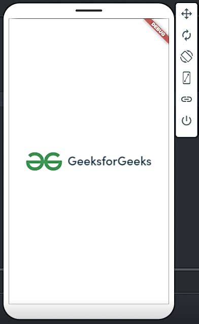 How To Add Splash Screen In Flutter App Geeksforgeeks