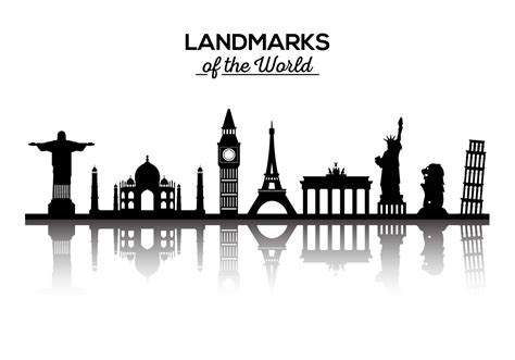 Landmarks Of The World Vector 117778 Vector Art At Vecteezy