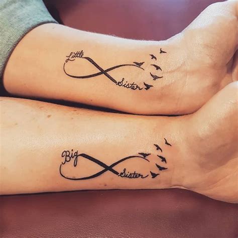 Sisters To Infinity Cute Sister Tattoos Sister Tattoo Designs