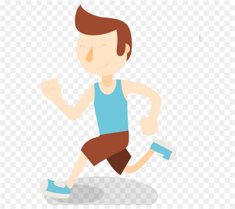 Adobe Illustrator Clip Art Vector Running Man In The
