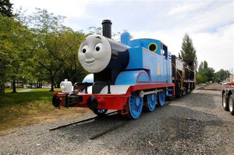Thomas the tank engine is an anthropomorphised fictional steam locomotive in the railway series books by the reverend wilbert awdry and his son, christopher, published from 1945. Thomas the Tank Engine Pulls into Snoqualmie Depot this ...
