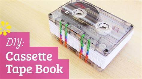 Diy Cassette Tape Book — How To Repurpose Those Old Cassette Tapes Into A Cool Little Book