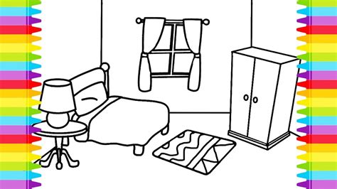 Bedroom Coloring Pages For Kids Make Your World More Colorful With