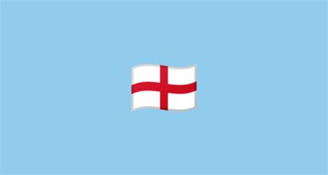 The england flag emoji simply consists of a red vertical cross in the center of a white background. 🏴󠁧󠁢󠁥󠁮󠁧󠁿 Flag: England Emoji on Google Android 11.0