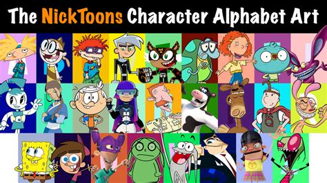 The Nicktoons Character Alphabet Art By Spongebobforever638 On Deviantart