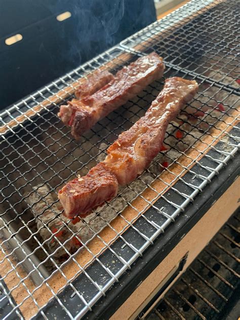 Sauté bel pepper, carrots and sugar snaps just until tender, about 1 to 2 minutes. Kobe meat on Konro Grill with Binchotan ^.^ - Dining and ...