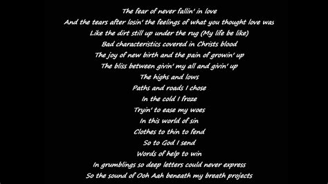 Main lyrics go like this: Grits - My Life Be Like (Ooh ahh) Lyrics HD - YouTube