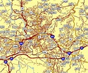 City Map of Asheville