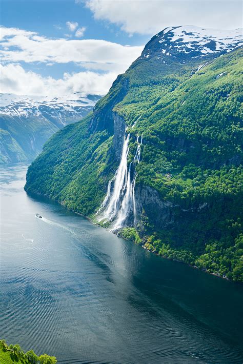 Geirangerfjord One Of Norways Most Dramatic Fjords And The Seven