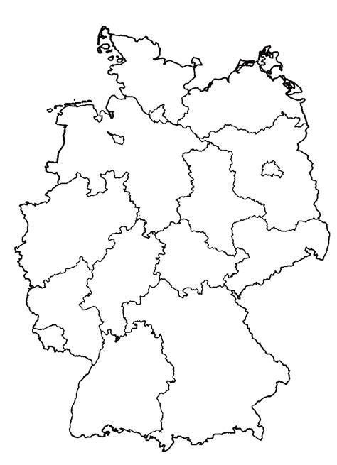 Deutschlandkarte ohne beschriftung abbild vorlagen. Interview Project Germany | Landkarte deutschland, Deutschlandkarte, Kostenlose karten