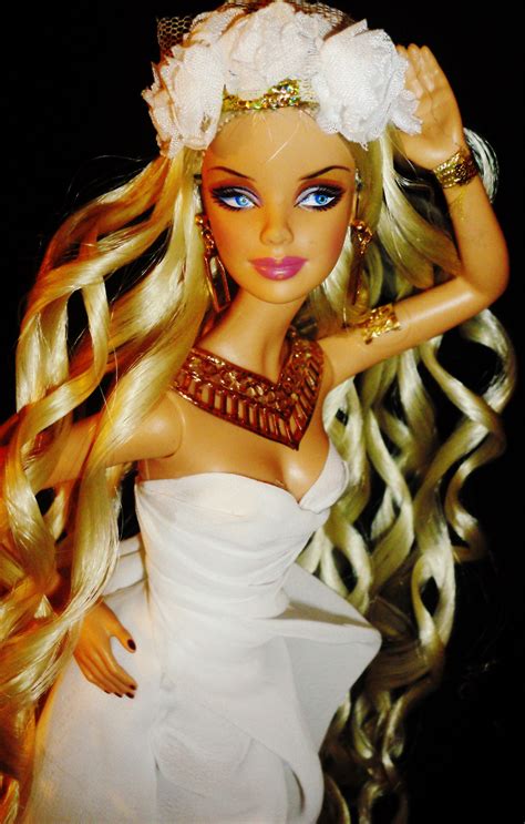 Aphrodite Greek Goddess Of Love And Beauty Barbie Girl Barbie Dolls Goddess Of Love Barbie